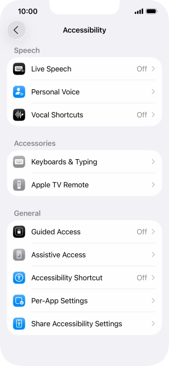 Press the required category below 