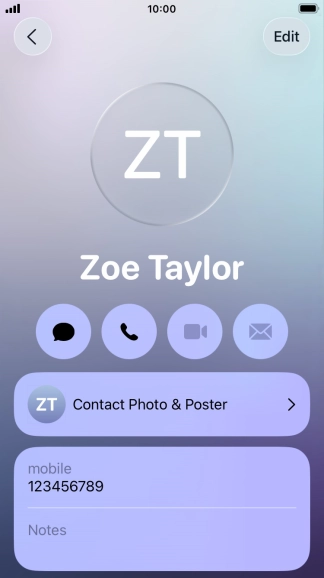 Press the Home key to return to the home screen.