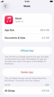 Press Offload App.