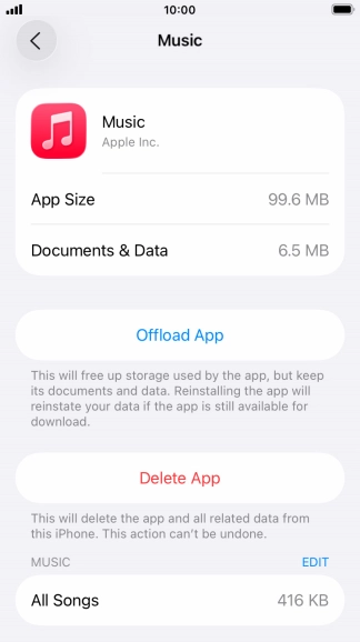 Press Offload App.