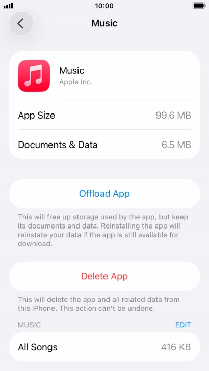 Press Offload App.