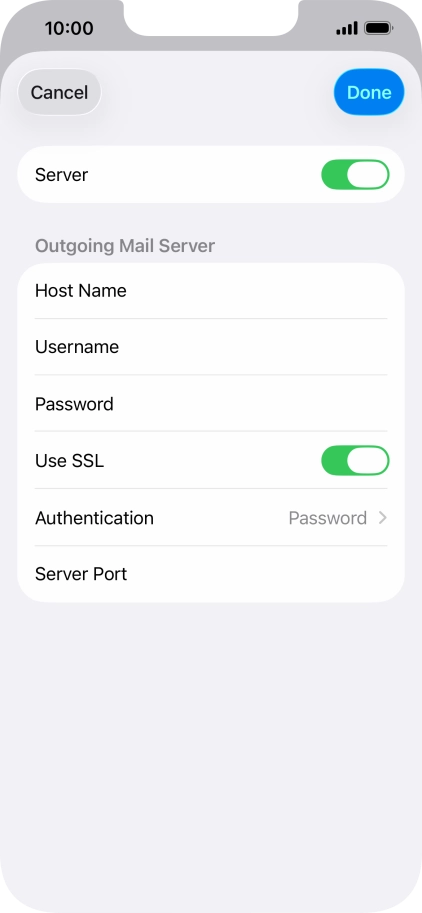 Press Authentication.