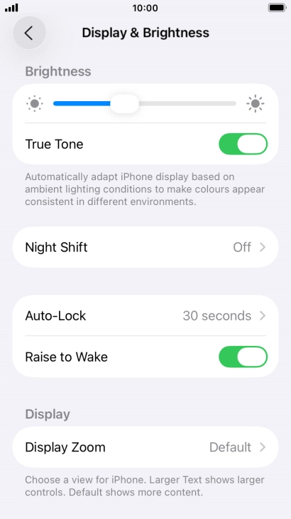 Press Auto-Lock.
