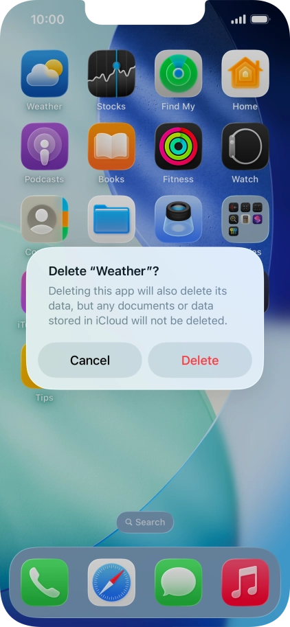 Press Delete.