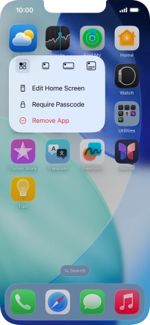 Press Remove App.