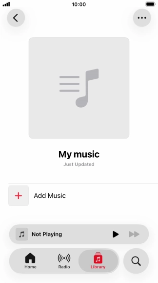 Press Add Music.