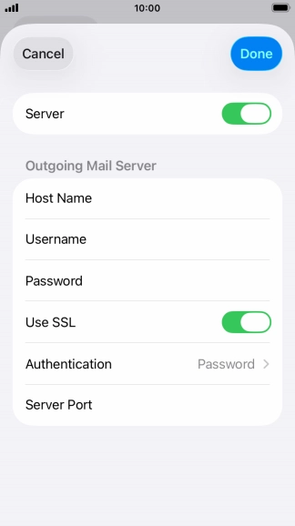 Press Authentication.