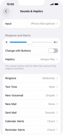 Press Ringtone.
