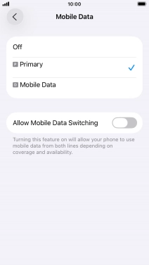 Press the required price plan.
