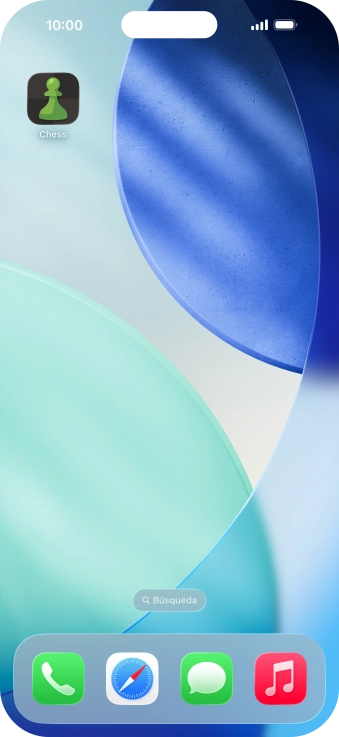 Pulsa la app deseada durante unos instantes.