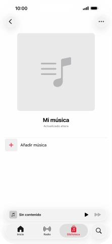 Pulsa Añadir música.