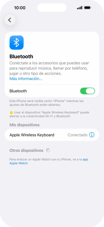 Desliza el dedo hacia arriba desde la parte inferior de la pantalla para terminar y volver a la pantalla de inicio.