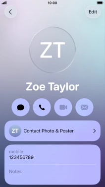 Press the Home key to return to the home screen.