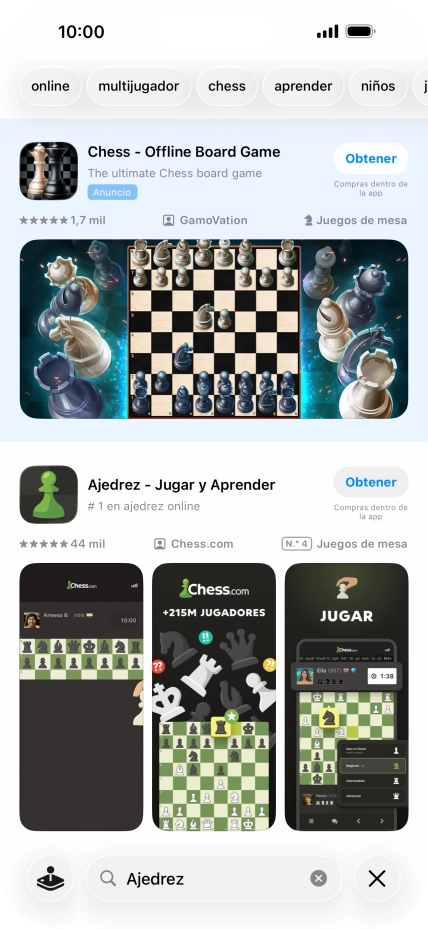 Pulsa la app deseada.