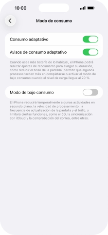 Pulsa el indicador junto a 