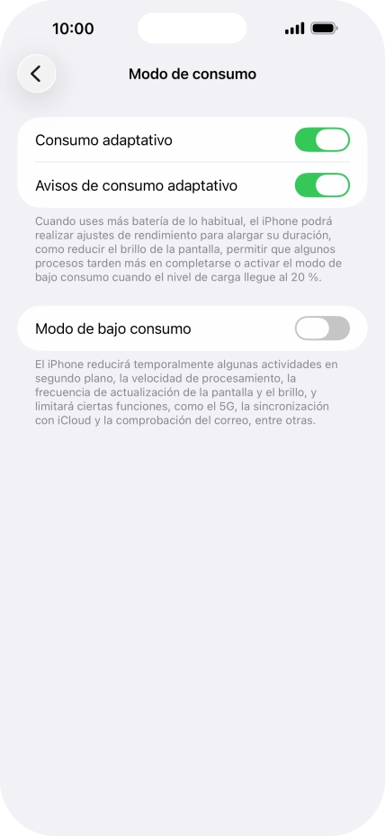 Pulsa el indicador junto a 