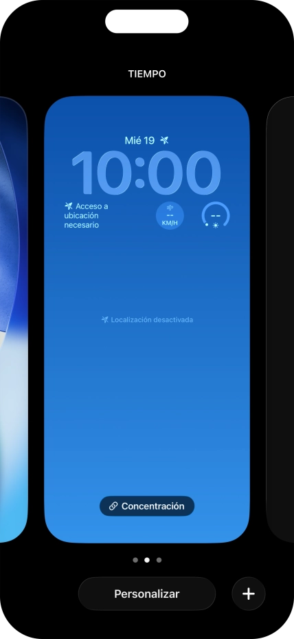 Pulsa Concentración.