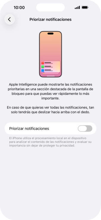 Pulsa el indicador junto a 