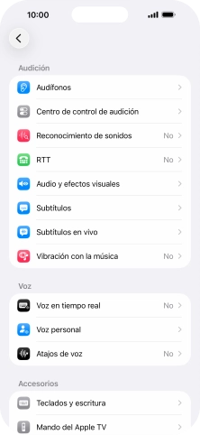Pulsa una categoría bajo 
