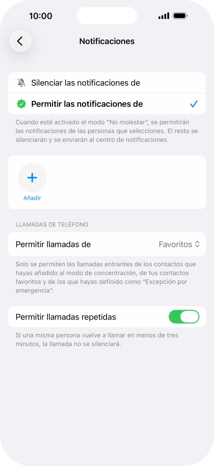 Pulsa la flecha hacia la izquierda.