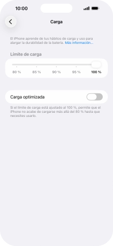 Pulsa el indicador junto a 