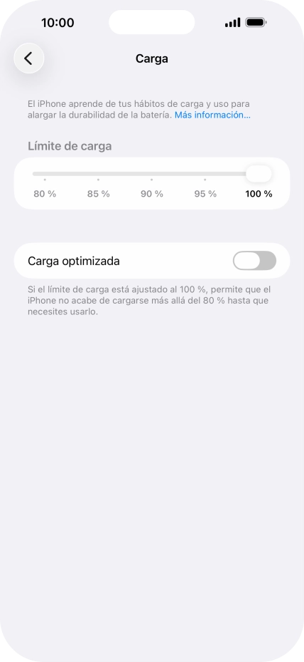 Pulsa el indicador junto a 