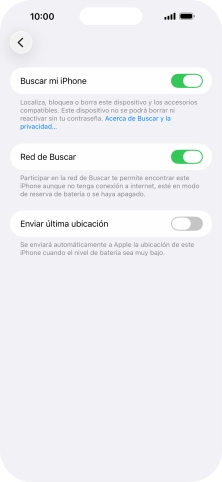 Pulsa el indicador junto a 
