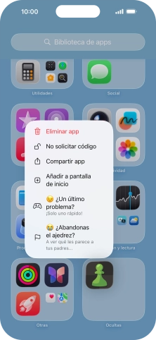 Pulsa No solicitar código.