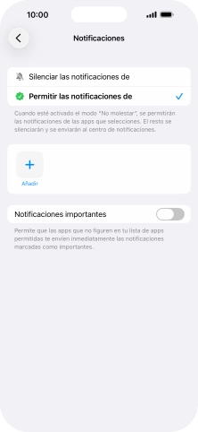 Pulsa el indicador junto a 