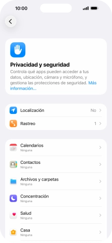 Pulsa Localización.