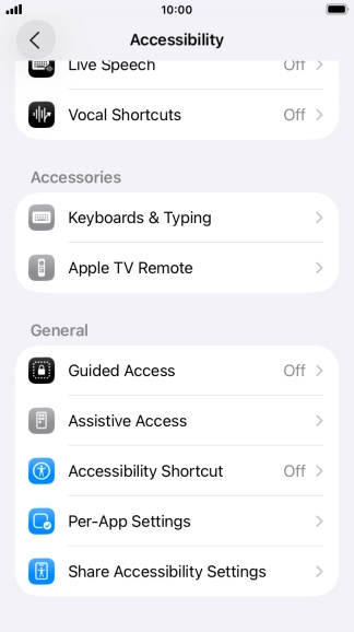 Press the required category below 