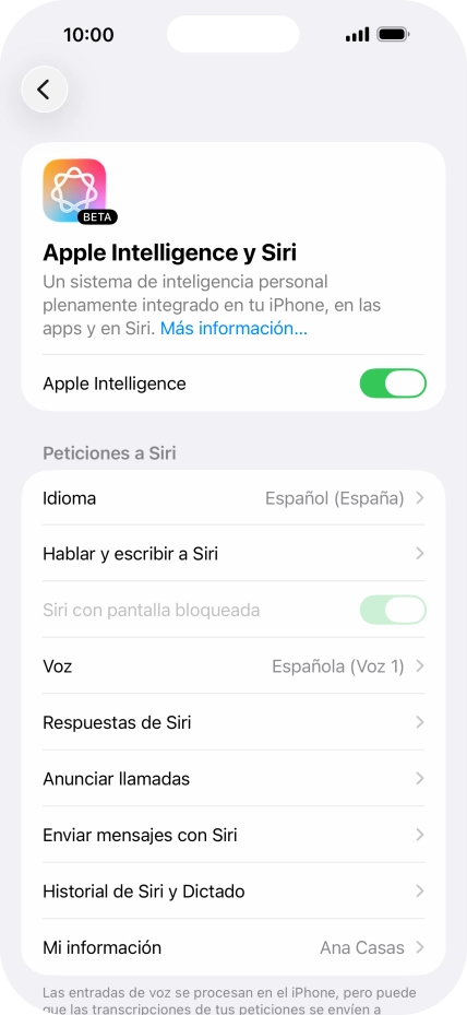 Pulsa el indicador junto a 