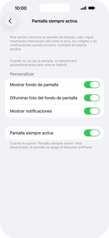 Pulsa el indicador junto a 