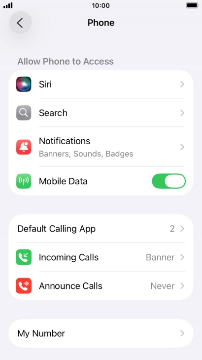Press Announce Calls.