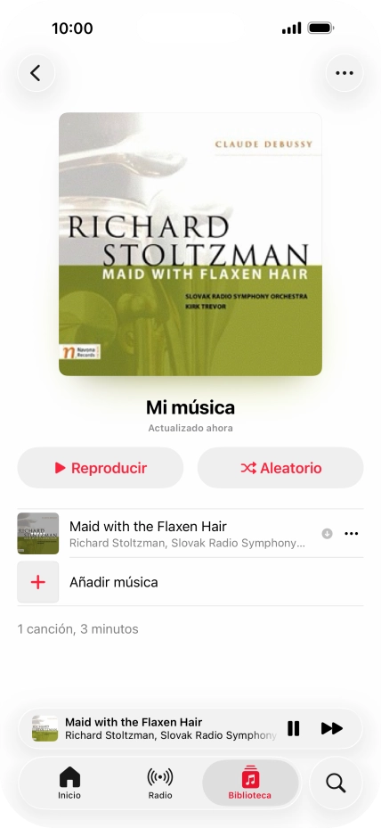 Pulsa el título de la canción.