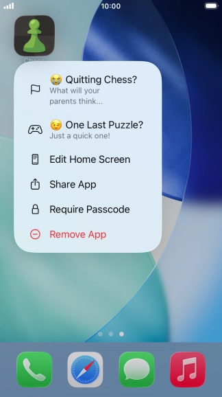 Press Require Passcode.