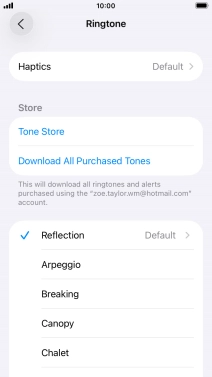 Press the required ring tones to hear them.