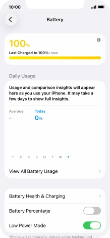 Slide your finger upwards starting from the bottom of the screen to return to the home screen.