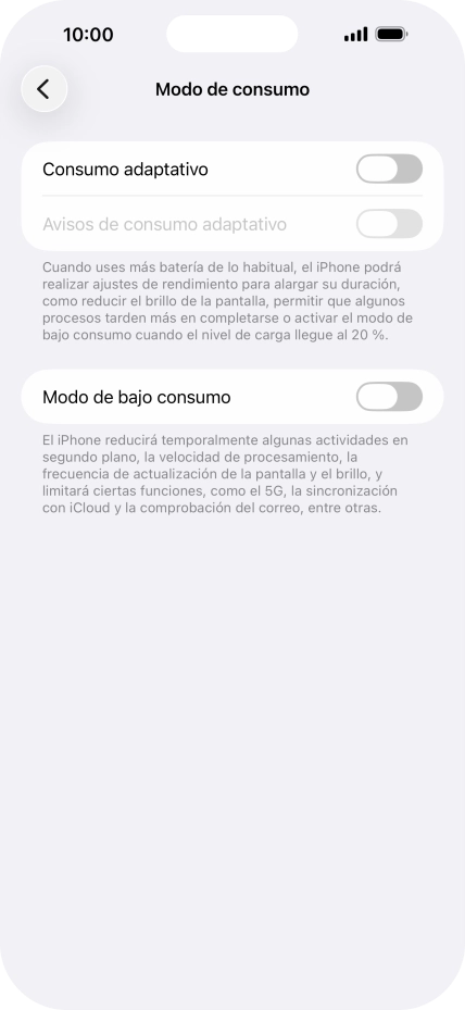 Pulsa el indicador junto a 