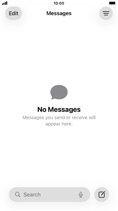 Press the new message icon.