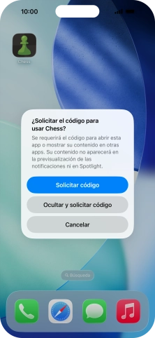 Pulsa Solicitar código.