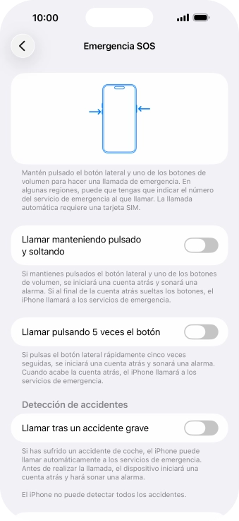 Pulsa el indicador junto a 