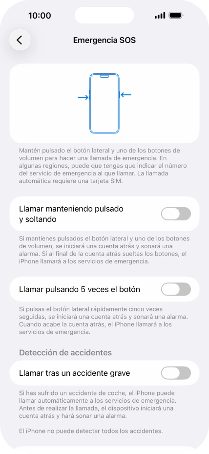 Pulsa el indicador junto a 