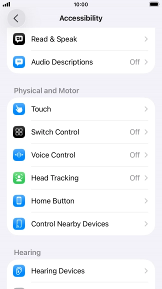Press the required category below 