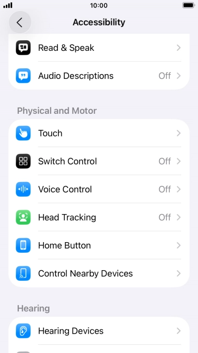 Press the required category below 