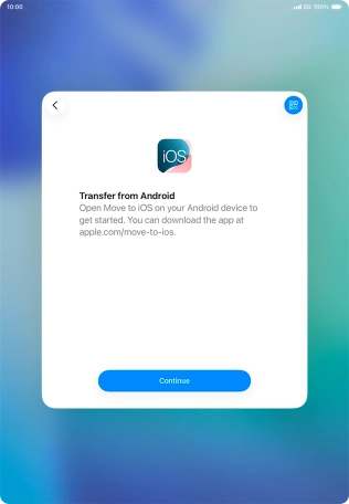 To transfer content to your tablet, you need to install the app 