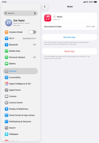 Slide your finger upwards starting from the bottom of the screen to return to the home screen.