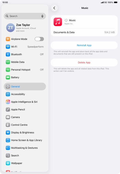 Slide your finger upwards starting from the bottom of the screen to return to the home screen.
