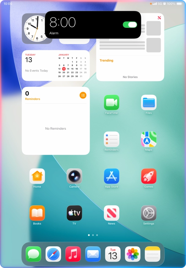 Say, in your own words, what you would like your tablet to do. OPEN CAMERA or SET AN ALARM.