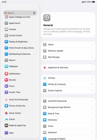 Press Touch ID & Passcode.